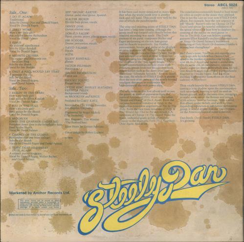 Steely Dan Can't Buy A Thrill - 4th vinyl LP album (LP record) UK S-DLPCA773420