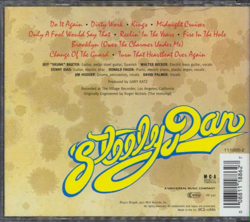 Steely Dan Can't Buy A Thrill CD album (CDLP) UK S-DCDCA257259