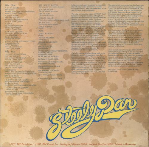 Steely Dan Can't Buy A Thrill vinyl LP album (LP record) German S-DLPCA610013