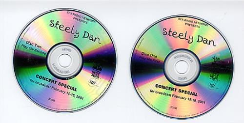 Steely Dan Concert Broadcast 2 CD album set (Double CD) US S-D2CCO284913