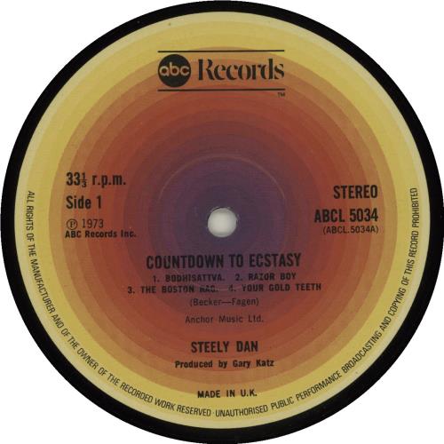 Steely Dan Countdown To Ecstasy - smooth p/s vinyl LP album (LP record) UK S-DLPCO251798