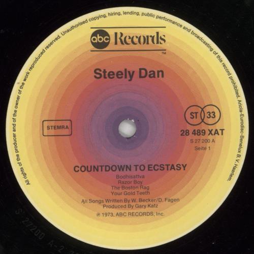 Steely Dan Countdown To Ecstasy vinyl LP album (LP record) Dutch S-DLPCO626733