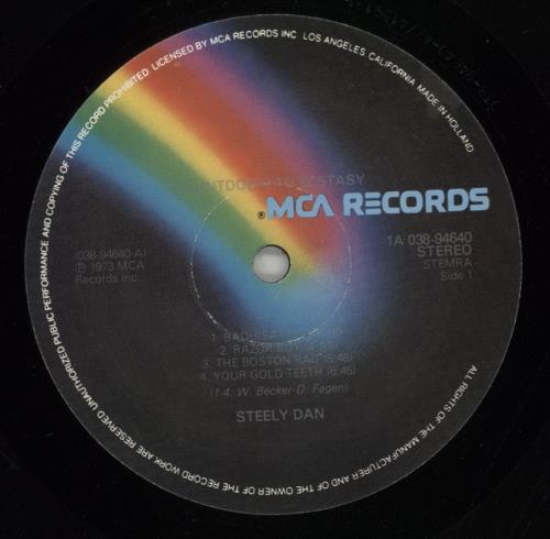 Steely Dan Countdown To Ecstasy vinyl LP album (LP record) Dutch S-DLPCO655198