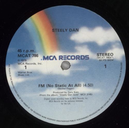 Steely Dan FM 12" vinyl single (12 inch record / Maxi-single) UK S-D12FM149938