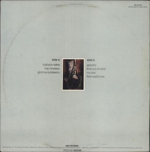 Steely Dan Gaucho vinyl LP album (LP record) Australian S-DLPGA277857