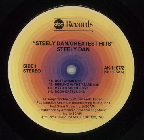 Steely Dan Greatest Hits 2-LP vinyl record set (Double LP Album) US S-D2LGR592000