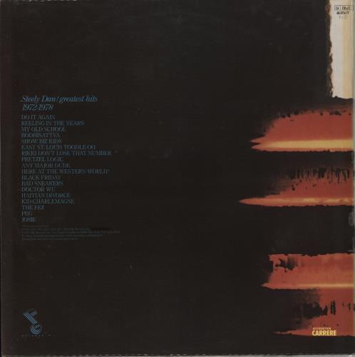 Steely Dan Greatest Hits 2-LP vinyl record set (Double LP Album) French S-D2LGR772158