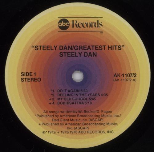 Steely Dan Greatest Hits 2-LP vinyl record set (Double LP Album) US S-D2LGR893582