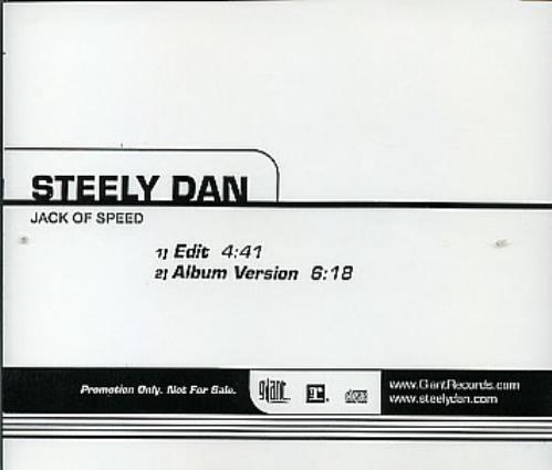 Steely Dan Jack Of Speed CD single (CD5 / 5") US S-DC5JA157755