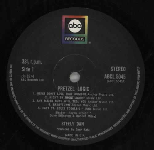 Steely Dan Pretzel Logic - 2nd - EX vinyl LP album (LP record) UK S-DLPPR761585