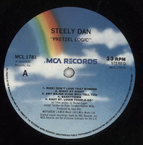 Steely Dan Pretzel Logic vinyl LP album (LP record) UK S-DLPPR530113