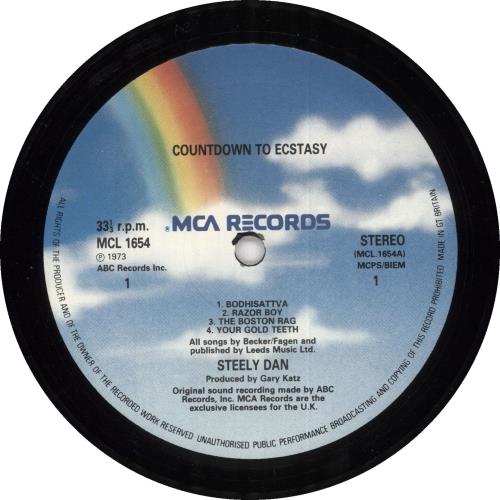 Steely Dan Countdown To Ecstasy UK vinyl LP album (LP record) (519192)