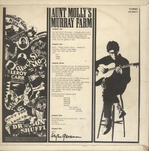 Stefan Grossman Aunt Molly's Murray Farm vinyl LP album (LP record) UK S07LPAU720311