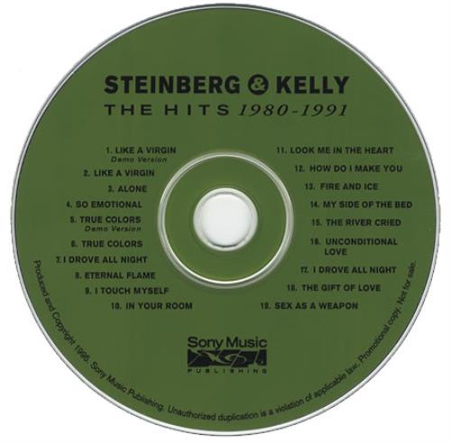 Steinberg And Kelly The Hits 1980-1991 CD album (CDLP) US V1ECDTH407305