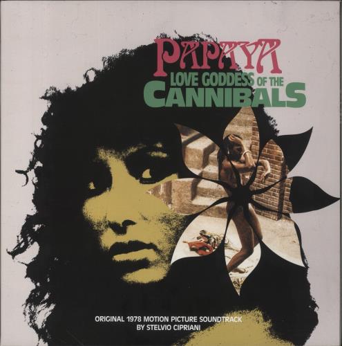 Stelvio Cipriani Papaya Love Goddess Of The Cannibals - Pink and Green Split Vinyl vinyl LP album (LP record) US 61HLPPA857844