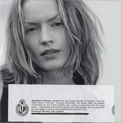 Stephanie Kirkham Garden Of Dreams CD single (CD5 / 5") UK SK-C5GA478642