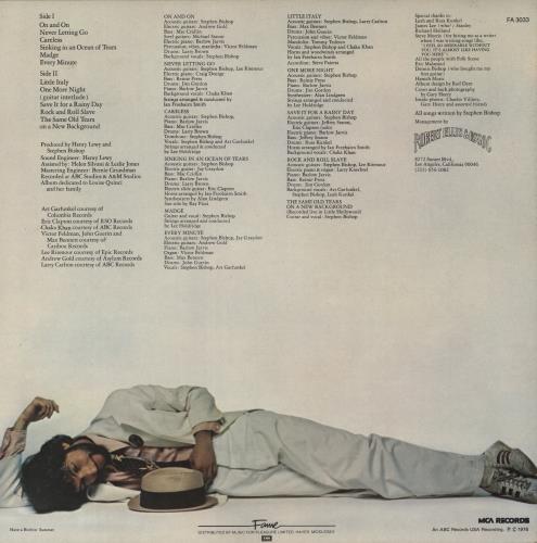 Stephen Bishop Careless vinyl LP album (LP record) UK SBILPCA284602