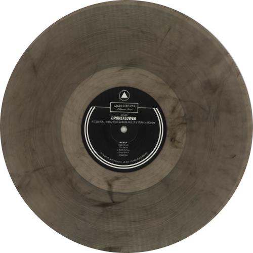 Stephen Brodsky Droneflower - Clear and Black Marble Vinyl vinyl LP album (LP record) US YTVLPDR758889