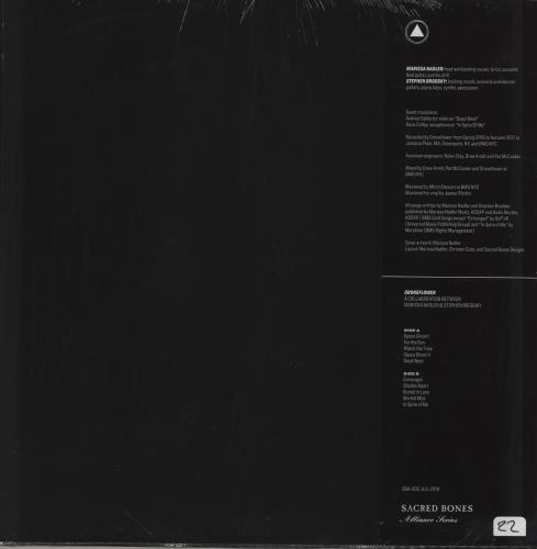 Stephen Brodsky Droneflower - Clear and Black Marble Vinyl vinyl LP album (LP record) US YTVLPDR758889