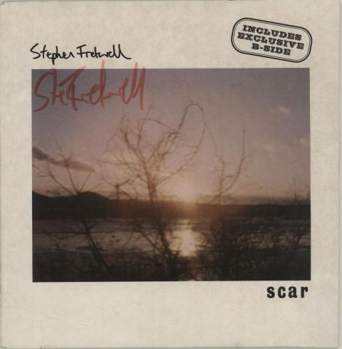 Stephen Fretwell Scar - Autographed 7" vinyl single (7 inch record / 45) UK SFL07SC679769