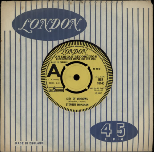 Stephen Monahan City Of Windows 7" vinyl single (7 inch record / 45) UK 7SM07CI486688