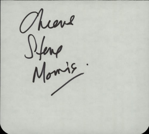 Stephen Morris Page From An Autograph Book memorabilia UK WVYMMPA608966