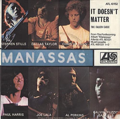 Stephen Stills It Doesn't Matter 7" vinyl single (7 inch record / 45) German SPS07IT212442