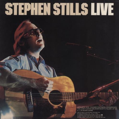 Stephen Stills Live vinyl LP album (LP record) UK SPSLPLI636508