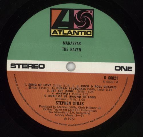 Stephen Stills Manassas 2-LP vinyl record set (Double LP Album) UK SPS2LMA317282