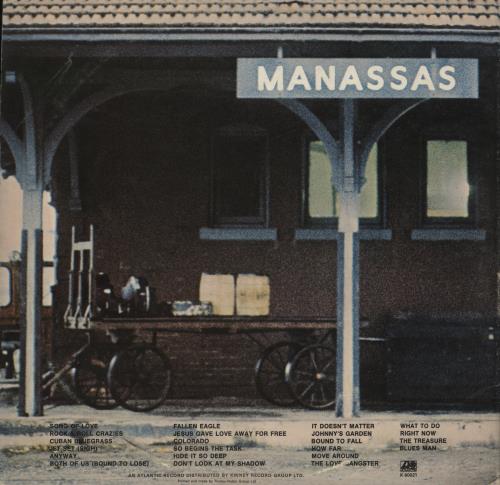 Stephen Stills Manassas 2-LP vinyl record set (Double LP Album) UK SPS2LMA317282