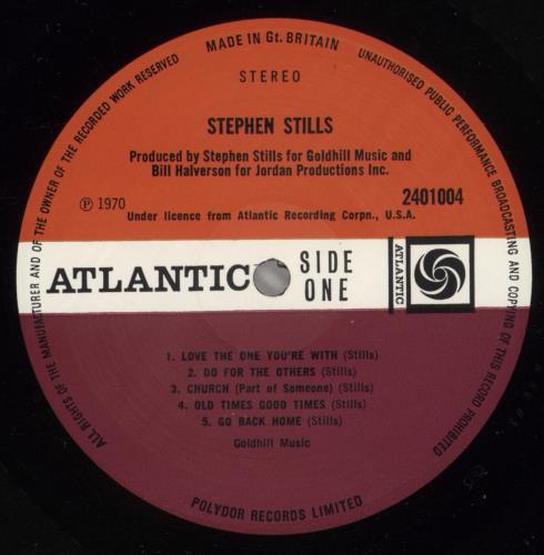 Stephen Stills Stephen Stills - Laminated - EX vinyl LP album (LP record) UK SPSLPST672168