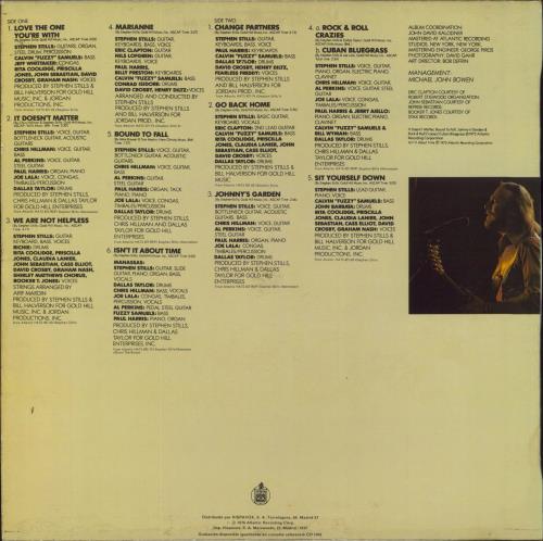 Stephen Stills The Best Of Stephen Stills vinyl LP album (LP record) Spanish SPSLPTH799713