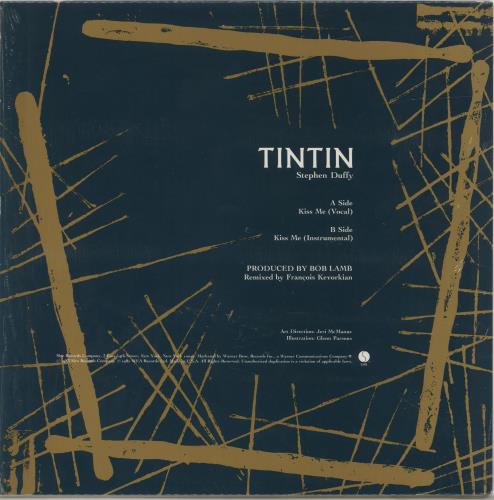 Stephen Tintin Duffy Kiss Me 12" vinyl single (12 inch record / Maxi-single) US STD12KI692055