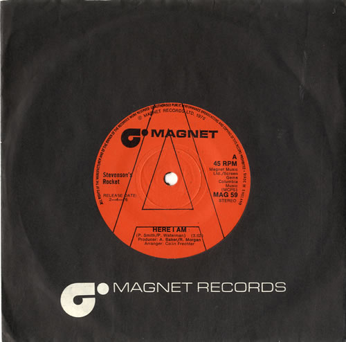 Stephenson's Rocket Here I Am 7" vinyl single (7 inch record / 45) UK V-607HE600801
