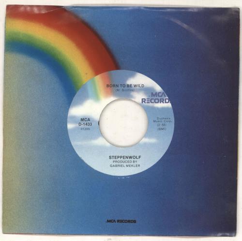 Steppenwolf Born To Be Wild 7" vinyl single (7 inch record / 45) US SPP07BO737263