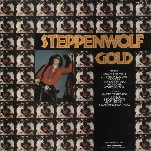 Steppenwolf Gold vinyl LP album (LP record) UK SPPLPGO546932