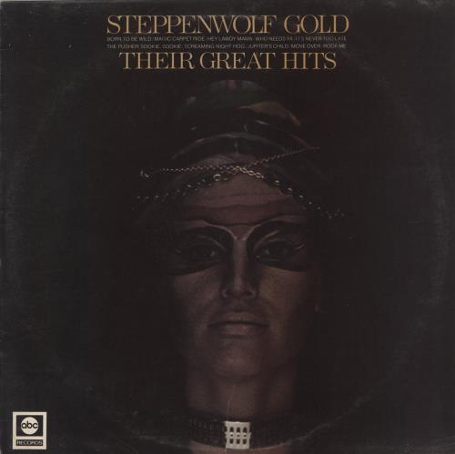 Steppenwolf Gold vinyl LP album (LP record) UK SPPLPGO887929