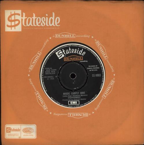 Steppenwolf Magic Carpet Ride 7" vinyl single (7 inch record / 45) UK SPP07MA491402