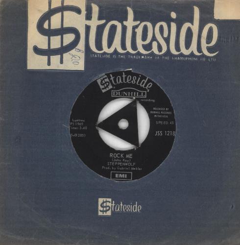 Steppenwolf Rock Me 7" vinyl single (7 inch record / 45) Zimbabwe SPP07RO719975