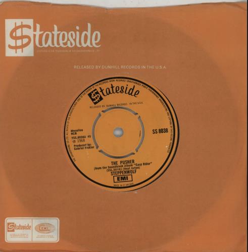 Steppenwolf The Pusher 7" vinyl single (7 inch record / 45) UK SPP07TH648234