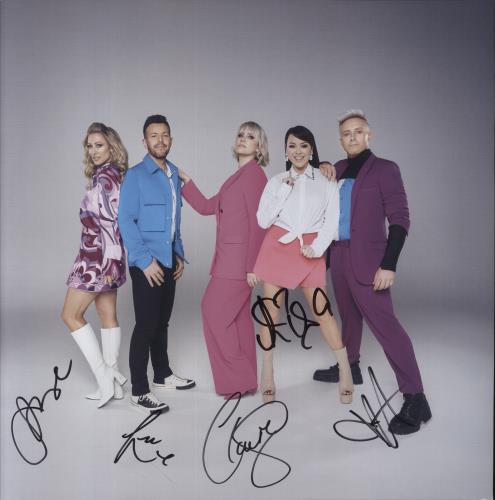 Steps Platinum Collection - Autographed picture disc LP (vinyl picture disc album) UK EPSPDPL860420