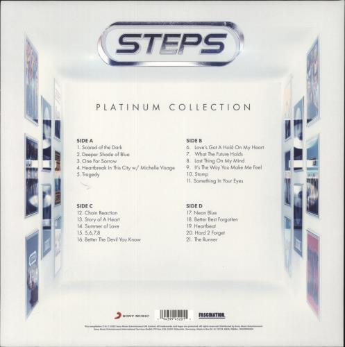 Steps Platinum Collection - Autographed 2-LP vinyl record set (Double LP Album) UK EPS2LPL891494