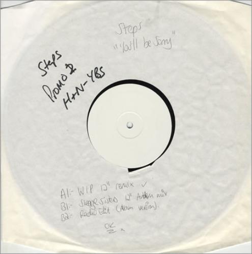 Steps You'll Be Sorry 12" vinyl single (12 inch record / Maxi-single) UK EPS12YO288329