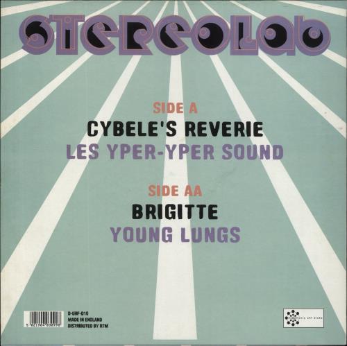 Stereolab Cybele's Reverie 10" vinyl single (10 inch record) UK STB10CY112497