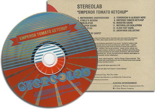 Stereolab Emperor Tomato Ketchup CD album (CDLP) US STBCDEM403448