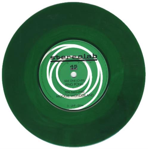Stereolab Ping Pong - Green Vinyl 7" vinyl single (7 inch record / 45) UK STB07PI77922