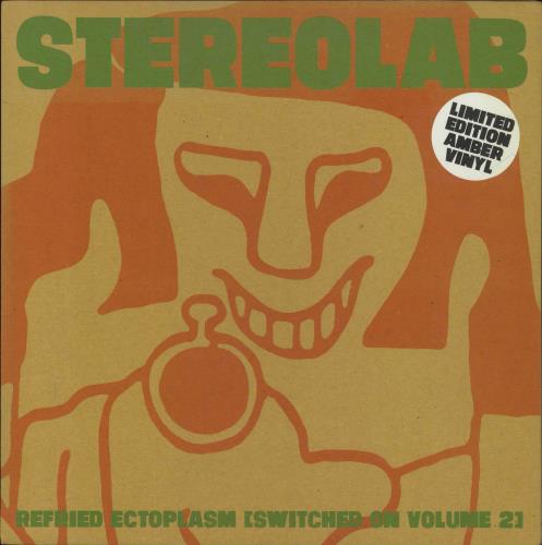 Stereolab Refried Ectoplasm - Amber Vinyl 2-LP vinyl record set (Double LP Album) UK STB2LRE68167