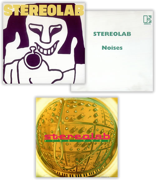 Stereolab Set Of 3 Promotional CD Singles & 1 CD Single CD single (CD5 / 5") UK STBC5SE425109