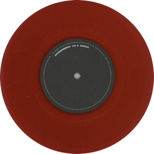 Stereophonics Dakota - Red Vinyl 7" vinyl single (7 inch record / 45) UK OPH07DA316670