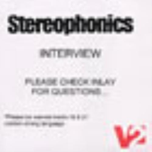 Stereophonics Interview CD-R acetate UK OPHCRIN197387